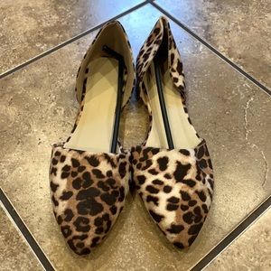 Size 7.5 Leopard flats